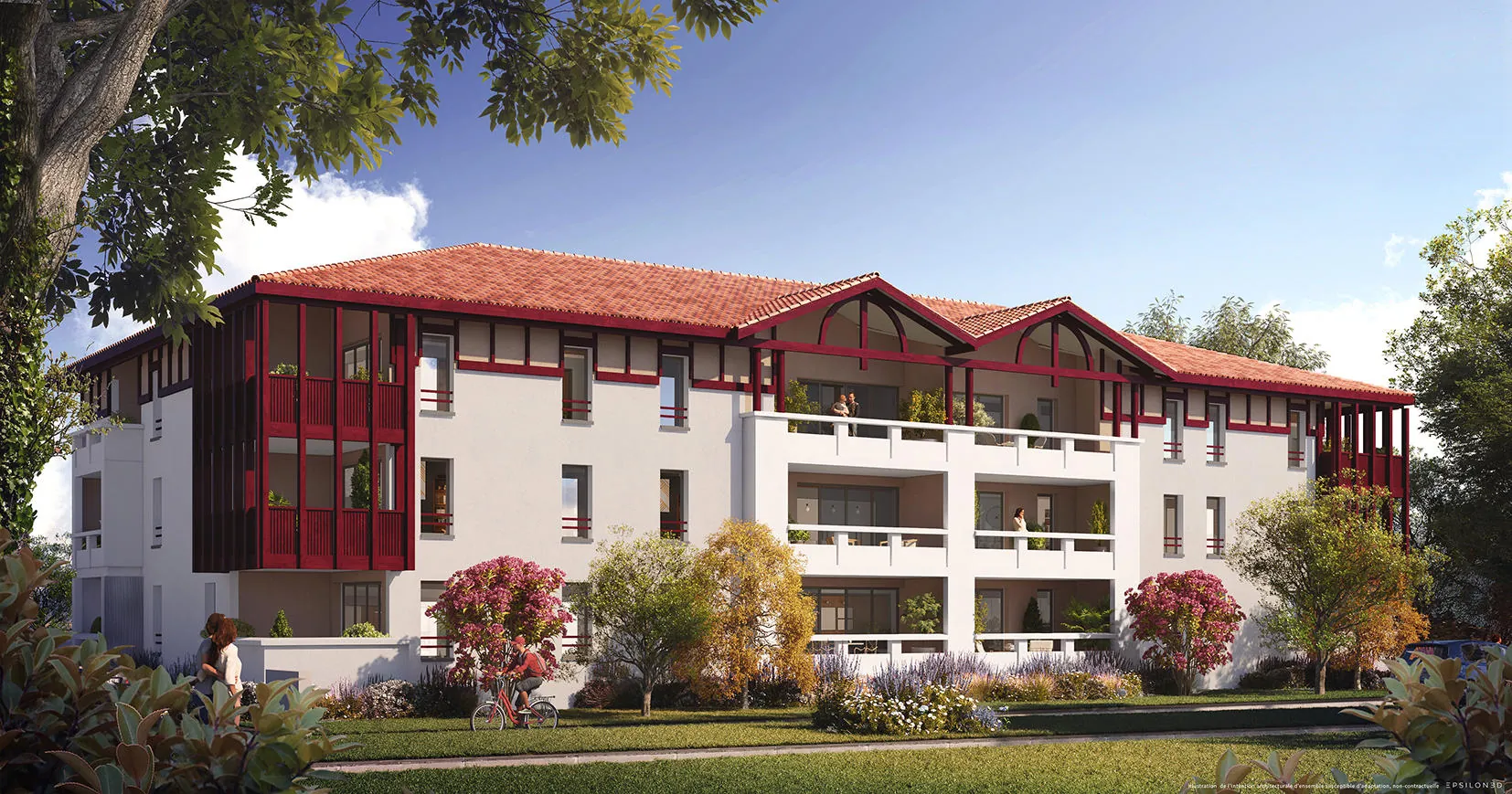 Résidence EssenCiel - Programme neuf Biscarosse - Vue extérieur