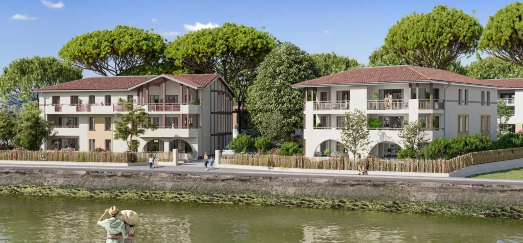 Résidence du Parc - Programme neuf Capbreton - Vue extérieur