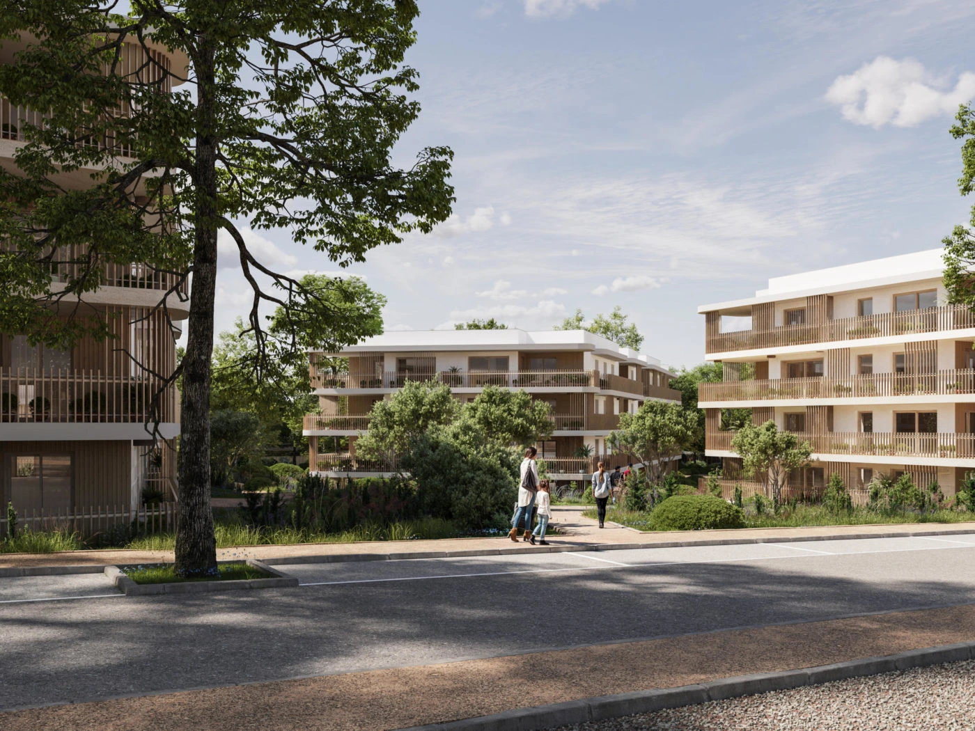 Résidence AIA - Programme neuf Hendaye - vue extérieur