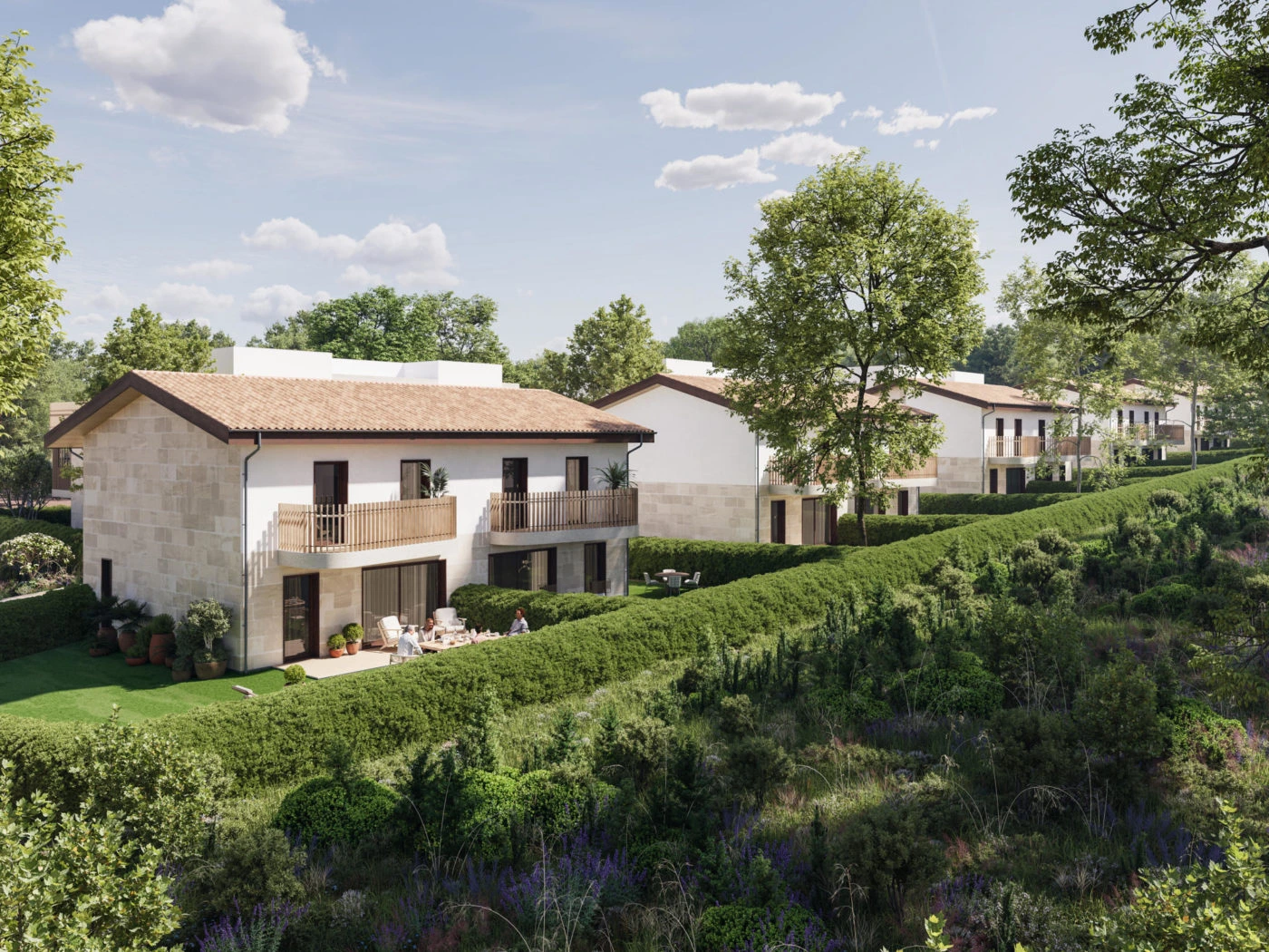 Résidence AIA - Programme neuf Hendaye - vue extérieur